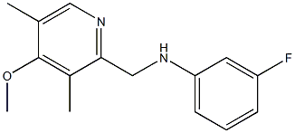 3-fluoro-N-[(4-methoxy-3,5-dimethylpyridin-2-yl)methyl]aniline|