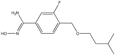  3-fluoro-N'-hydroxy-4-[(3-methylbutoxy)methyl]benzenecarboximidamide