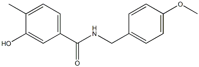 3-hydroxy-N-[(4-methoxyphenyl)methyl]-4-methylbenzamide