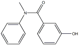 3-hydroxy-N-methyl-N-phenylbenzamide,,结构式