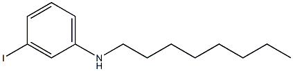 3-iodo-N-octylaniline Structure