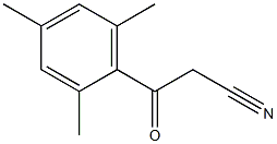 3-mesityl-3-oxopropanenitrile Structure