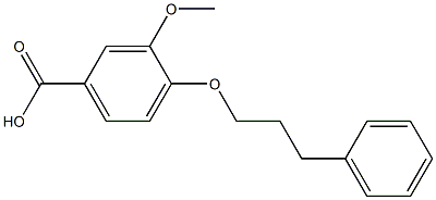 3-methoxy-4-(3-phenylpropoxy)benzoic acid|