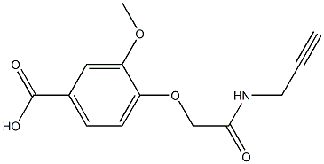  3-methoxy-4-[2-oxo-2-(prop-2-ynylamino)ethoxy]benzoic acid