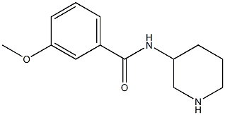 3-methoxy-N-(piperidin-3-yl)benzamide Structure