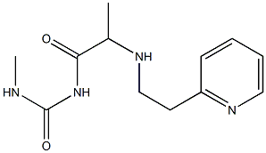 3-methyl-1-(2-{[2-(pyridin-2-yl)ethyl]amino}propanoyl)urea