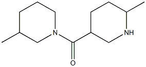 3-methyl-1-[(6-methylpiperidin-3-yl)carbonyl]piperidine Struktur