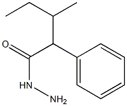 3-methyl-2-phenylpentanehydrazide Struktur