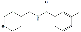 3-methyl-N-(piperidin-4-ylmethyl)benzamide Structure