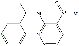 3-nitro-N-(1-phenylethyl)pyridin-2-amine,,结构式