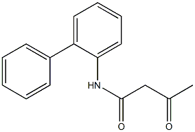 3-oxo-N-(2-phenylphenyl)butanamide Structure