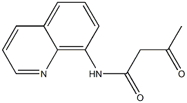 3-oxo-N-(quinolin-8-yl)butanamide,,结构式