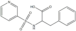 3-phenyl-2-(pyridine-3-sulfonamido)propanoic acid Structure