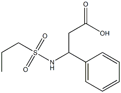 3-phenyl-3-[(propylsulfonyl)amino]propanoic acid