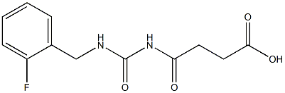 4-({[(2-fluorophenyl)methyl]carbamoyl}amino)-4-oxobutanoic acid