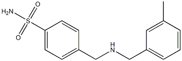 4-({[(3-methylphenyl)methyl]amino}methyl)benzene-1-sulfonamide|