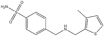 4-({[(3-methylthiophen-2-yl)methyl]amino}methyl)benzene-1-sulfonamide