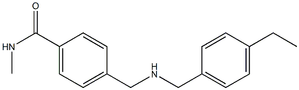 4-({[(4-ethylphenyl)methyl]amino}methyl)-N-methylbenzamide Struktur