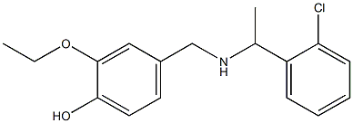  4-({[1-(2-chlorophenyl)ethyl]amino}methyl)-2-ethoxyphenol