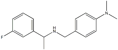 4-({[1-(3-fluorophenyl)ethyl]amino}methyl)-N,N-dimethylaniline|