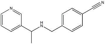 4-({[1-(pyridin-3-yl)ethyl]amino}methyl)benzonitrile