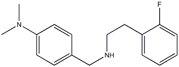 4-({[2-(2-fluorophenyl)ethyl]amino}methyl)-N,N-dimethylaniline Structure