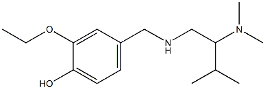 4-({[2-(dimethylamino)-3-methylbutyl]amino}methyl)-2-ethoxyphenol|