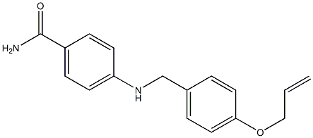 4-({[4-(prop-2-en-1-yloxy)phenyl]methyl}amino)benzamide