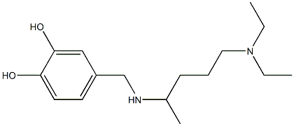 4-({[5-(diethylamino)pentan-2-yl]amino}methyl)benzene-1,2-diol