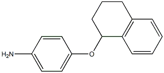 4-(1,2,3,4-tetrahydronaphthalen-1-yloxy)aniline Struktur