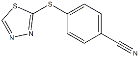 4-(1,3,4-thiadiazol-2-ylsulfanyl)benzonitrile