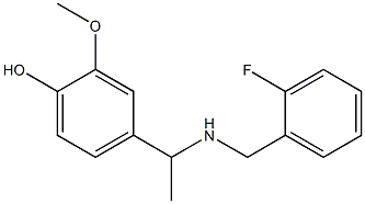 4-(1-{[(2-fluorophenyl)methyl]amino}ethyl)-2-methoxyphenol