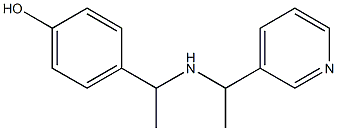 4-(1-{[1-(pyridin-3-yl)ethyl]amino}ethyl)phenol