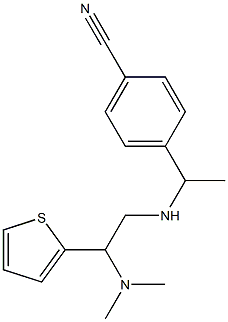 4-(1-{[2-(dimethylamino)-2-(thiophen-2-yl)ethyl]amino}ethyl)benzonitrile