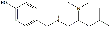 4-(1-{[2-(dimethylamino)-4-methylpentyl]amino}ethyl)phenol