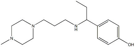 4-(1-{[3-(4-methylpiperazin-1-yl)propyl]amino}propyl)phenol