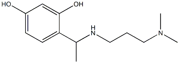 4-(1-{[3-(dimethylamino)propyl]amino}ethyl)benzene-1,3-diol