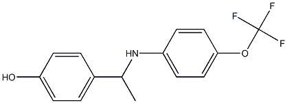 4-(1-{[4-(trifluoromethoxy)phenyl]amino}ethyl)phenol