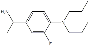 4-(1-aminoethyl)-2-fluoro-N,N-dipropylaniline Structure