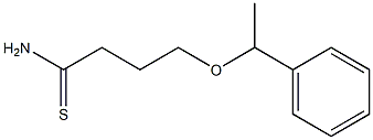 4-(1-phenylethoxy)butanethioamide Struktur