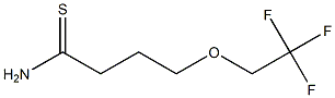 4-(2,2,2-trifluoroethoxy)butanethioamide Structure