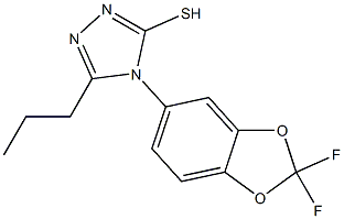  4-(2,2-difluoro-2H-1,3-benzodioxol-5-yl)-5-propyl-4H-1,2,4-triazole-3-thiol