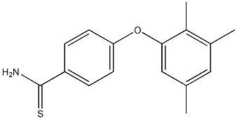 4-(2,3,5-trimethylphenoxy)benzene-1-carbothioamide,,结构式