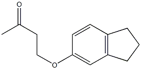 4-(2,3-dihydro-1H-inden-5-yloxy)butan-2-one,,结构式