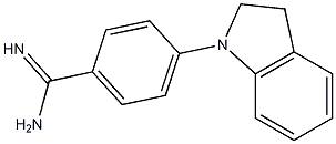 4-(2,3-dihydro-1H-indol-1-yl)benzene-1-carboximidamide