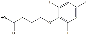 4-(2,4,6-triiodophenoxy)butanoic acid