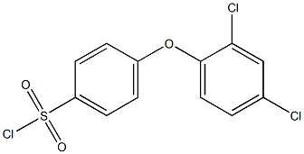 4-(2,4-dichlorophenoxy)benzene-1-sulfonyl chloride 化学構造式