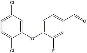  4-(2,5-dichlorophenoxy)-3-fluorobenzaldehyde