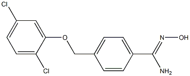  4-(2,5-dichlorophenoxymethyl)-N'-hydroxybenzene-1-carboximidamide