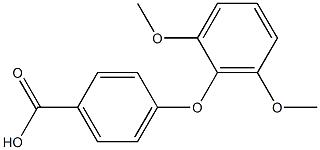 4-(2,6-dimethoxyphenoxy)benzoic acid|